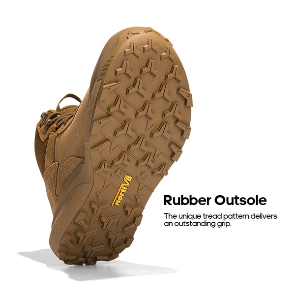 [VaporGuard] Men's Waterproof Military Tactical Work Boots - COYOTE - 4